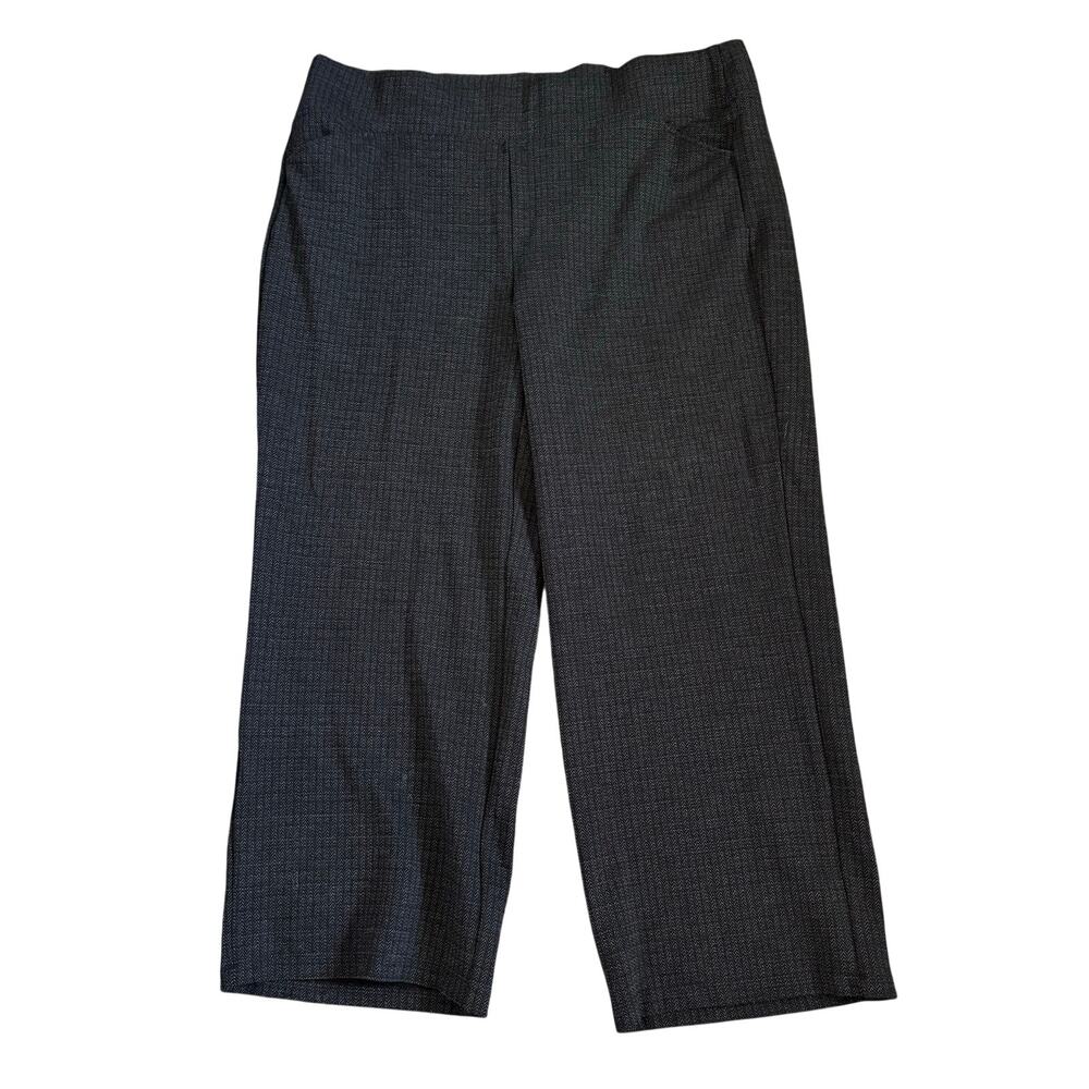 Torrid Pants Womens Plus Size 4 T TALL 4x Tall Pull On Pixie Wide Leg Black